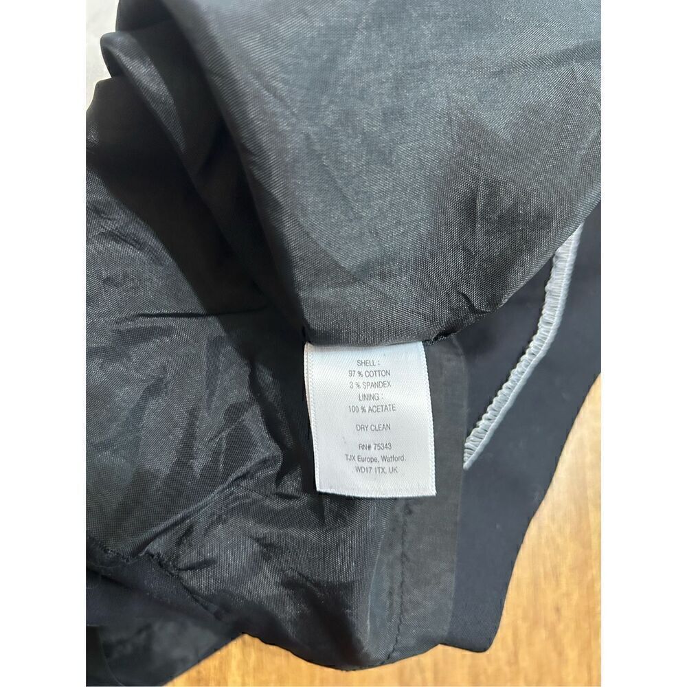 Willi Smith Black/White Color Blocked Sleeveless Shift Dress Size 8 - Picture 5 of 7